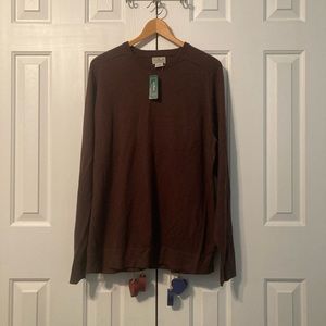 L.L. Bean Sweater NWT Cotton/Cashmere